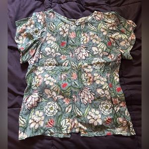 Multicolored Floral Top